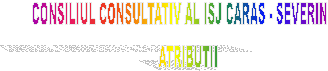 CONSILIUL CONSULTATIV AL ISJ CARAS - SEVERIN
      ATRIBUTII 